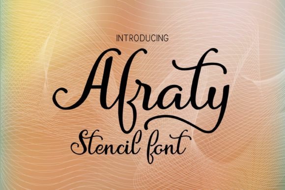 Afraty Stencil: A Fresh Take on Handmade Calligraphy