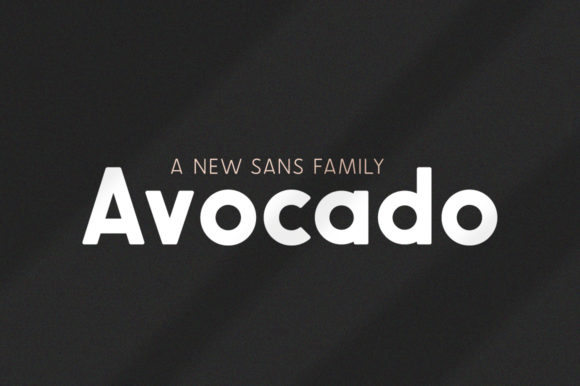 Avocado Family: A Versatile Font Trio for Modern Projects
