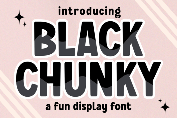 Black Chunky: The Display Font That Commands Attention