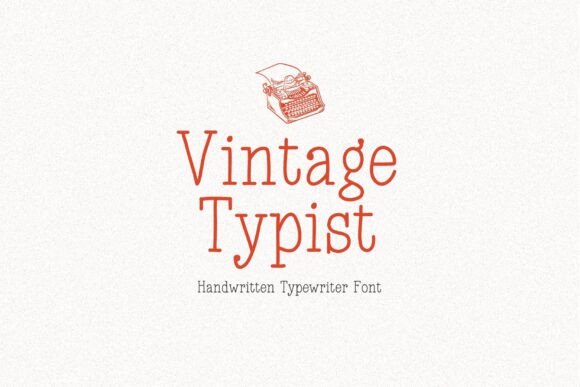 Bring Authentic Charm to Your Designs with Vintage Typist
