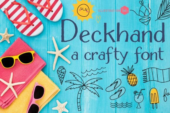 Deckhand: A Crafty Font for High-Energy Creative Joy