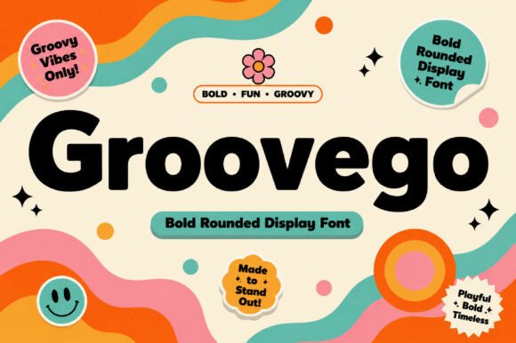 Groovego: A Bold Display Font with a Retro Vibe