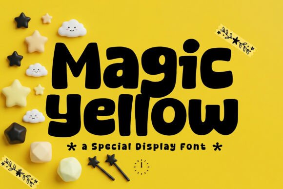 Magic Yellow: Your Go-To Font for Modern, Cute Designs