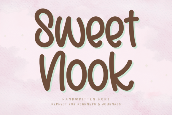 Sweet Nook: A Handwritten Font for Cozy, Authentic Designs