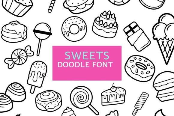 Sweets Doodle: The Playful Typeface for Modern Creative Projects