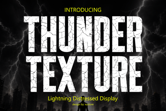 Thunder Texture: The Distressed Display Typeface