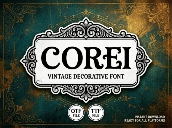 Why Corei is the All-Caps Display Font Your Brand Needs